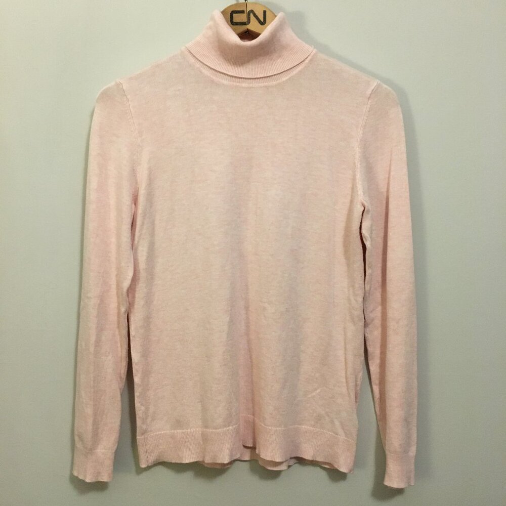 Penmans Viscose Ballet Talc Pink Turtleneck Sweater Soft Balletcore Knit Top - M